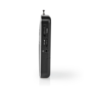 Nedis RDFM1110SI UKW-Radio im Taschenformat  AM / FM  Tragbare Ausführung  Batteriebetrieben | Analog 1.5 W |