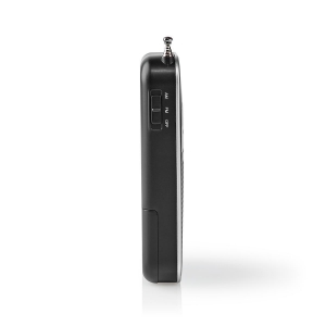 Nedis RDFM1110SI UKW-Radio im Taschenformat  AM / FM  Tragbare Ausführung  Batteriebetrieben | Analog 1.5 W |