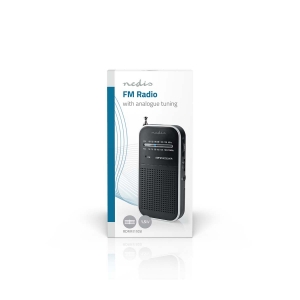 Nedis RDFM1110SI UKW-Radio im Taschenformat  AM / FM  Tragbare Ausführung  Batteriebetrieben | Analog 1.5 W |