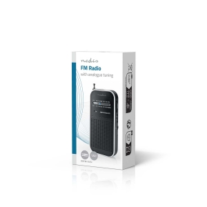 Nedis RDFM1110SI UKW-Radio im Taschenformat  AM / FM  Tragbare Ausführung  Batteriebetrieben | Analog 1.5 W |