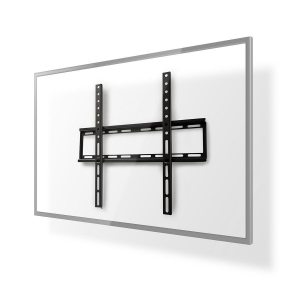 Nedis TVWM1031BK Feste TV-Wandhalterung 23 - 55 " | 35kg Minimaler Wandabstand: 23 mm | Stahl | Schwarz