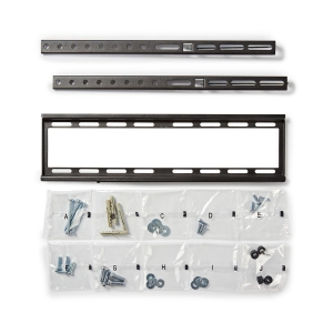 Nedis TVWM1031BK Feste TV-Wandhalterung 23 - 55 " | 35kg Minimaler Wandabstand: 23 mm | Stahl | Schwarz