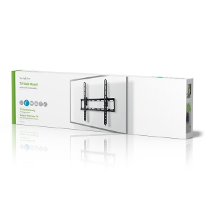 Nedis TVWM1131BK Neigbare TV-Wandhalterung 23 - 55 " | max 35kg kippbar: 12 °| Minimaler Wandabstand: 38 mm| Stahl | Schwarz