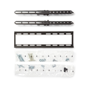 Nedis TVWM1131BK Neigbare TV-Wandhalterung 23 - 55 " | max 35kg kippbar: 12 °| Minimaler Wandabstand: 38 mm| Stahl | Schwarz