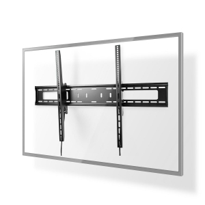 Nedis TVWM2170BK Neigbare TV-Wandhalterung 60 - 100 " | max 75kg kippbar: 5 ° | Minimaler Wandabstand: 85 mm | Stahl| Schwarz