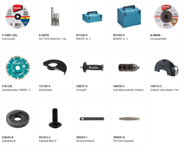 Makita DLX3195JX1 Kombo-Kit LXT  DDF484 • DGA504 • DHR243 • Ladegerät • 2 x 5,0 Ah Akku 
