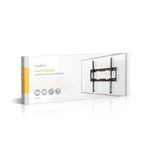 Nedis TVWM4030BK Feste TV-Wandhalterung 23 - 55 " 35 kg | Minimaler Wandabstand: 28 mm | Stahl | Schwarz