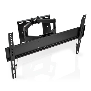 Nedis TVWM3551BK Vollbewegliche-TV-Wandhalterung 37 - 80 " 35 kg | kippbar | drehbar | Minimaler Wandabstand: 75 mm 