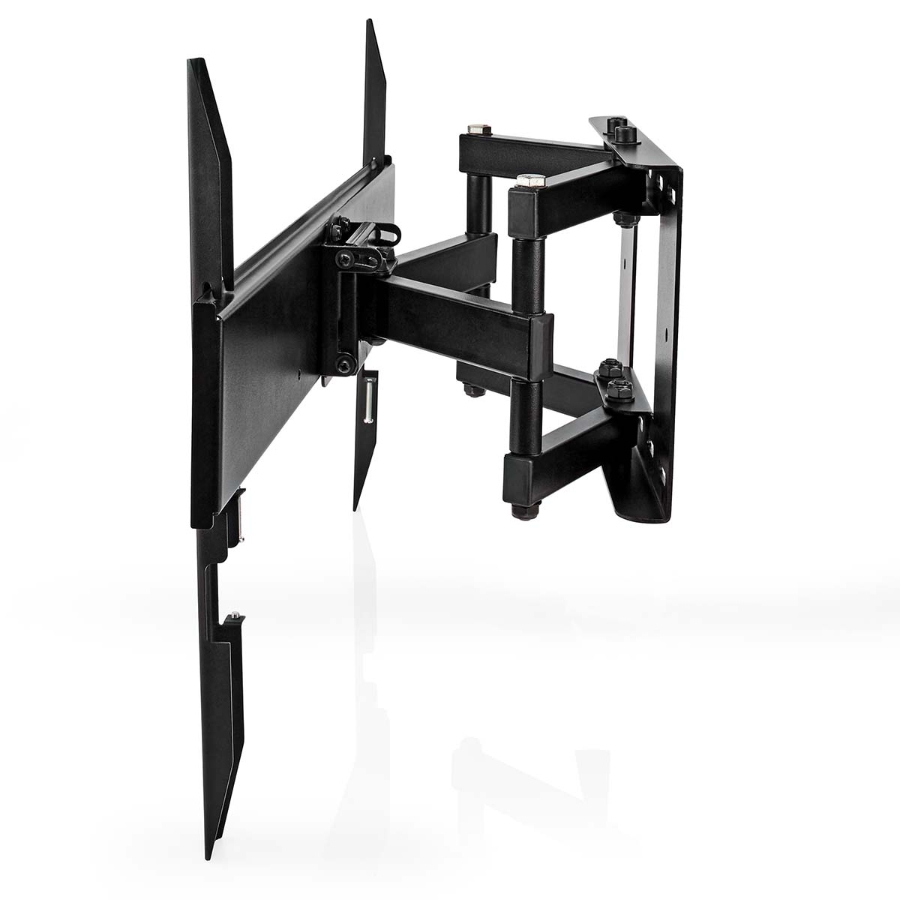 Nedis TVWM3551BK Vollbewegliche-TV-Wandhalterung 37 - 80 " 35 kg | kippbar | drehbar | Minimaler Wandabstand: 75 mm 