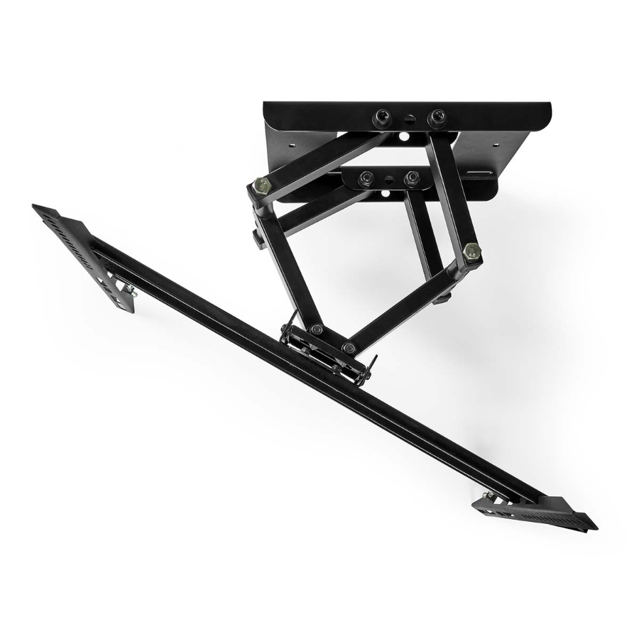Nedis TVWM3551BK Vollbewegliche-TV-Wandhalterung 37 - 80 " 35 kg | kippbar | drehbar | Minimaler Wandabstand: 75 mm 