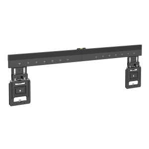 Nedis TVWM5090BK Feste TV-Wandhalterung 43 - 100 " 75 kg | Minimaler Wandabstand: 9.50 mm | Stahl | Schwarz