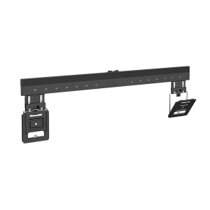 Nedis TVWM5090BK Feste TV-Wandhalterung 43 - 100 " 75 kg | Minimaler Wandabstand: 9.50 mm | Stahl | Schwarz