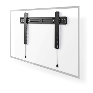 Nedis TVWM5050BK Feste TV-Wandhalterung 37 - 70 " 35 kg | Minimaler Wandabstand: 18 mm | Stahl | Schwarz