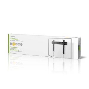 Nedis TVWM5050BK Feste TV-Wandhalterung 37 - 70 " 35 kg | Minimaler Wandabstand: 18 mm | Stahl | Schwarz
