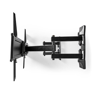 Nedis TVWM5350BK Vollbewegliche-TV-Wandhalterung 32 - 70 " 40 kg | kippbar | drehbar | Minimaler Wandabstand: 80 mm | 