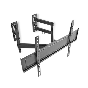 Nedis TVWM5350BK Vollbewegliche-TV-Wandhalterung 32 - 70 " 40 kg | kippbar | drehbar | Minimaler Wandabstand: 80 mm | 