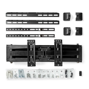 Nedis TVWM5350BK Vollbewegliche-TV-Wandhalterung 32 - 70 " 40 kg | kippbar | drehbar | Minimaler Wandabstand: 80 mm | 