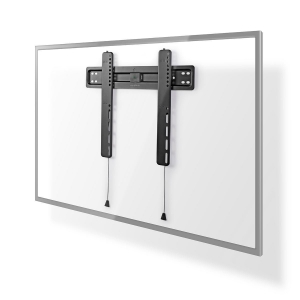 Nedis TVWM5030BK Feste TV-Wandhalterung 32 - 55 "  35 kg | Minimaler Wandabstand: 18 mm | Stahl | Schwarz