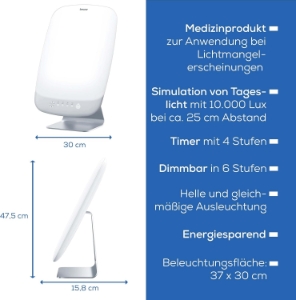 Beurer TL 95 Lichttherapie-Geräte Weiss 60844