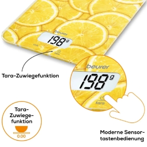 Beurer KS 19 Lemon Küchenwaage 5KG/1G 