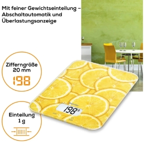 Beurer KS 19 Lemon Küchenwaage 5KG/1G 