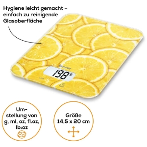 Beurer KS 19 Lemon Küchenwaage 5KG/1G 