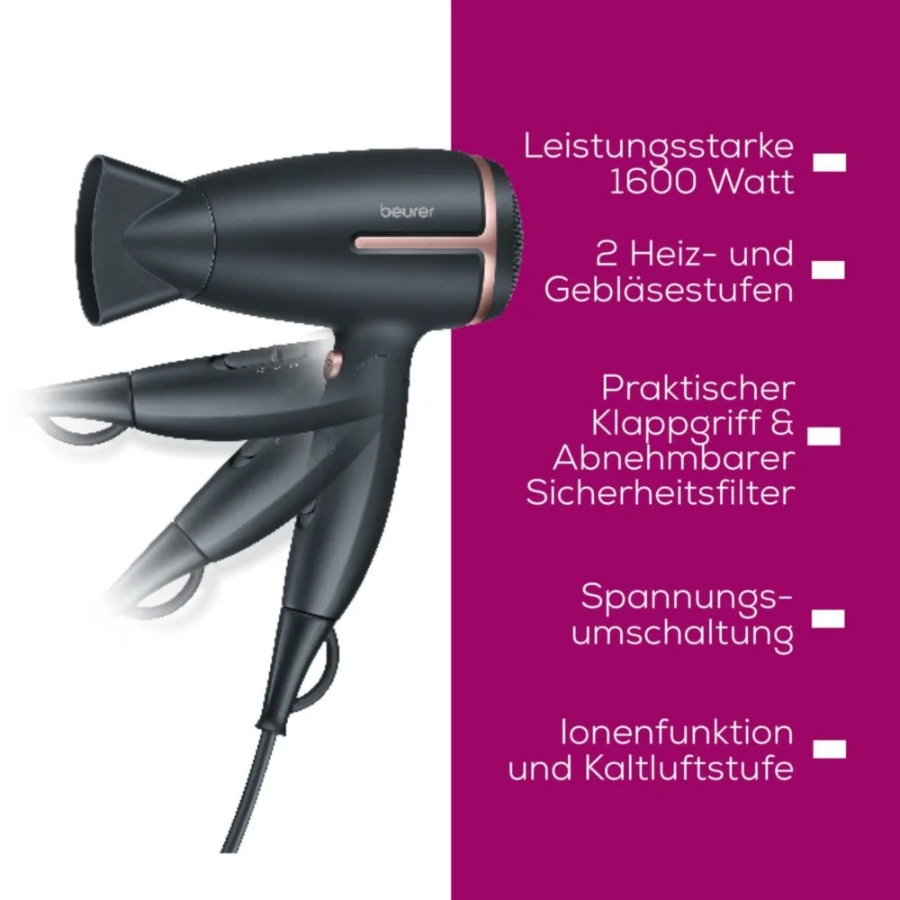 Beurer HC 25 Limited Edition Haartrockner Schwarz