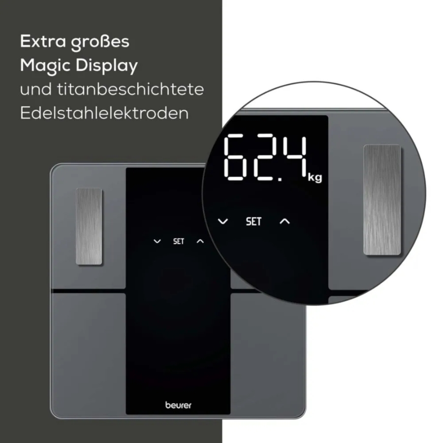 Beurer BF 500 Personenwaage Schwarz 