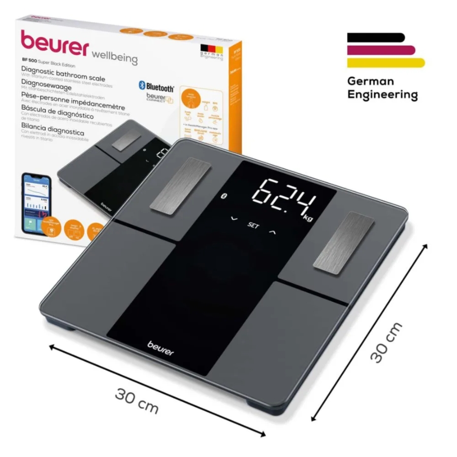 Beurer BF 500 Personenwaage Schwarz 