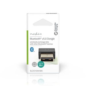 Nedis BLDO100V5BK Bluetooth-Dongle 5.1 | Bluetooth / USB | 20 m