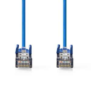 Nedis CCGL85121BU50 CAT5e-Netzwerkkabel SF/UTP | RJ45 Stecker  RJ45 Stecker | 5.00 m | Rund | PVC | Blau | Label