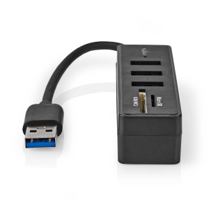 Nedis CCGB61250BK01 USB-Hub  USB-A™ | 3x USB A Buchse  5-Port port(s) | USB 3.2 Gen 1 | Stromversorgung über USB | 