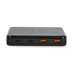Nedis DCGPD65W100BK Tischladegerät 5 W | GaN|1.5/2.0/2.5/3.0/3.25A Ausgänge: 4|USB-A / USB-C| Euro | 1.50 m| Auto Spannungswahl