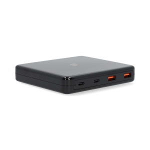 Nedis DCGPD65W100BK Tischladegerät 5 W | GaN|1.5/2.0/2.5/3.0/3.25A Ausgänge: 4|USB-A / USB-C| Euro | 1.50 m| Auto Spannungswahl