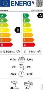 Samsung WD90DG5B15BEEG Waschtrockner 9kg/6kg 1400 U/min 