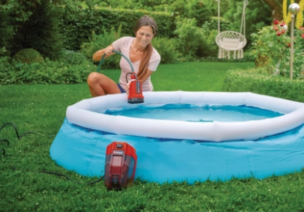 Einhell GE-SP 18 LL Li (1x4,0Ah) Akku-Klarwasserpumpe   