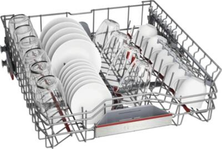 Bosch SBV6ZCX16E Geschirrspüler einbau vollintegriert 60 cm mit Besteckschublade Restlaufzeitanzeige,XXL