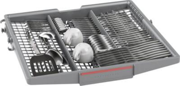 Bosch SBV6ZCX16E Geschirrspüler einbau vollintegriert 60 cm mit Besteckschublade Restlaufzeitanzeige,XXL