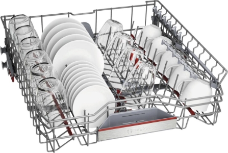 Bosch SBV6ZCX16E Geschirrspüler einbau vollintegriert 60 cm mit Besteckschublade Restlaufzeitanzeige,XXL