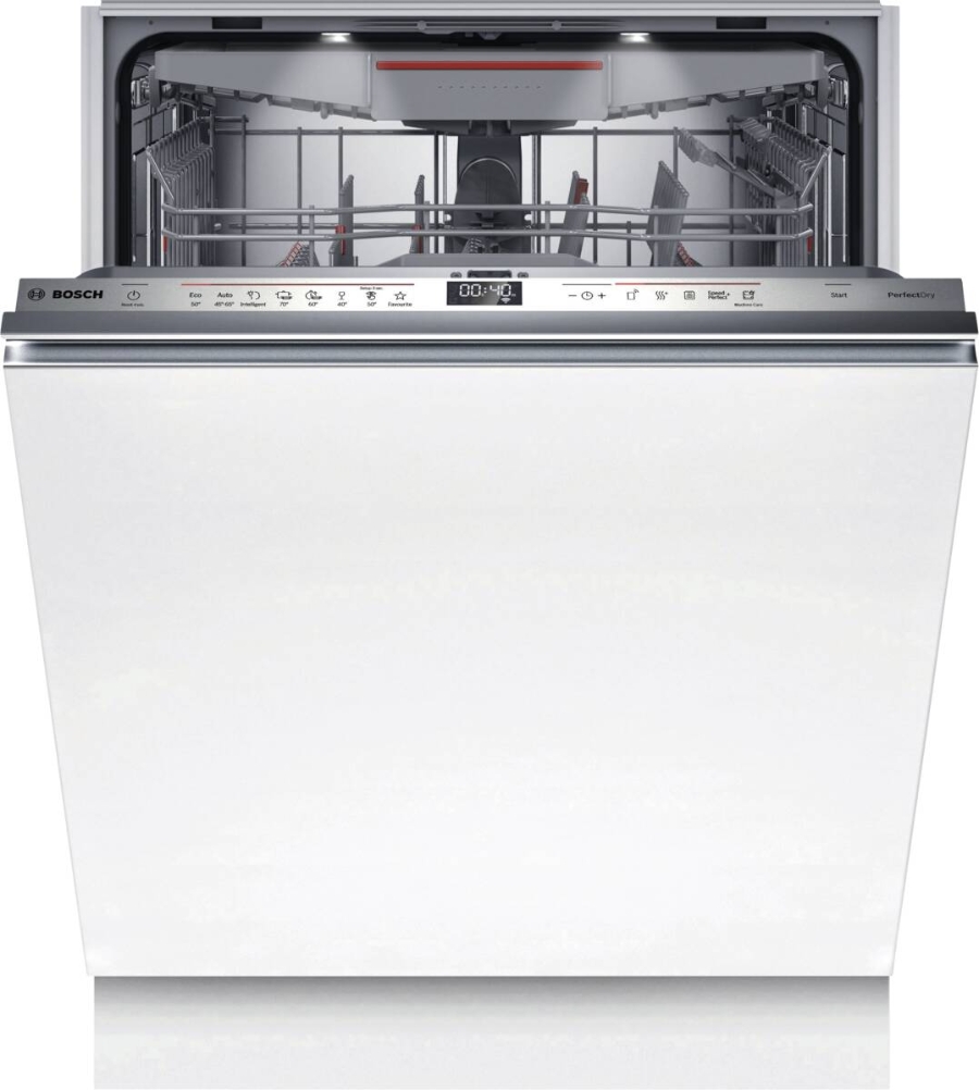 Bosch SBV6ZCX16E Geschirrspüler einbau vollintegriert 60 cm mit Besteckschublade Restlaufzeitanzeige,XXL