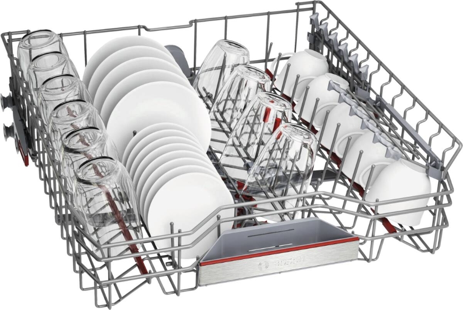Bosch SBV6ZCX16E Geschirrspüler einbau vollintegriert 60 cm mit Besteckschublade Restlaufzeitanzeige,XXL