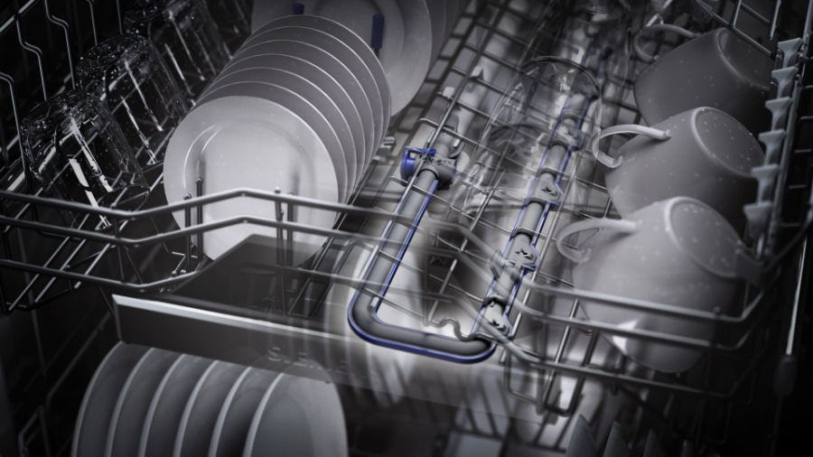 Siemens SN55ES12CE IQ500 Geschirrspüler Einbau teilintegriert 60cm  Edelstahl mit Besteckschublade