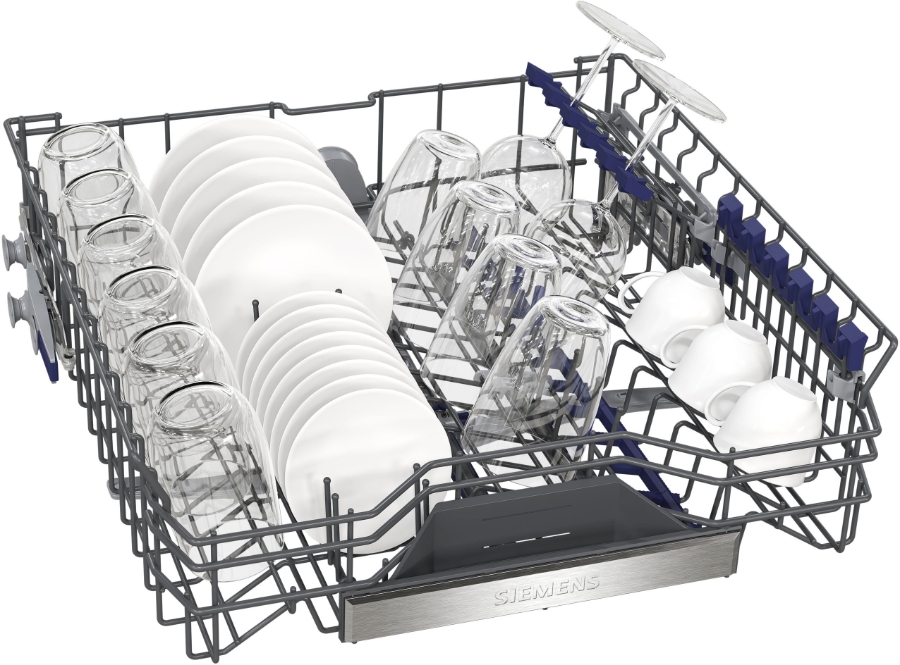 Siemens SN55ES12CE IQ500 Geschirrspüler Einbau teilintegriert 60cm  Edelstahl mit Besteckschublade
