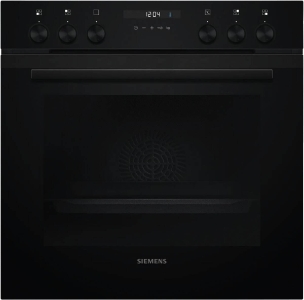 Siemens EQ522IAAB ( HE217GBB4 + EI631CFB1E ) Herdset Einbau 60 cm  Schwarz  mit Induktionskochfeld