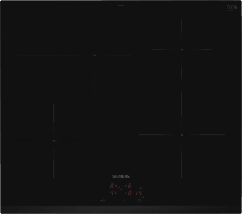 Siemens EQ522IAAB ( HE217GBB4 + EI631CFB1E ) Herdset Einbau 60 cm  Schwarz  mit Induktionskochfeld