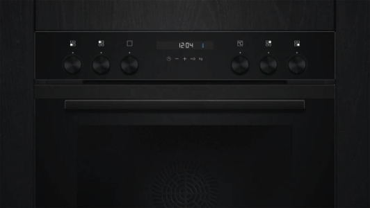 Siemens EQ522IAAB ( HE217GBB4 + EI631CFB1E ) Herdset Einbau 60 cm  Schwarz  mit Induktionskochfeld