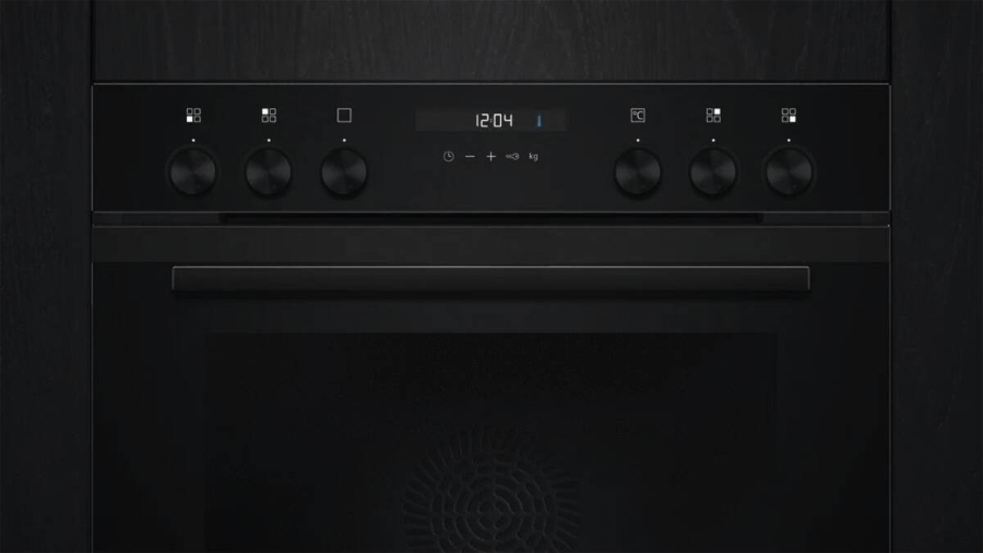 Siemens EQ522IAAB ( HE217GBB4 + EI631CFB1E ) Herdset Einbau 60 cm  Schwarz  mit Induktionskochfeld