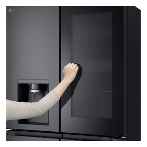 LG GMG960EVEE Side-by-Side mit InstaView® 638 Liter  Eis-, Crushed Ice- und Wasserspender |LG Craft Ice
