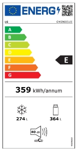 LG GMG960EVEE Side-by-Side mit InstaView® 638 Liter  Eis-, Crushed Ice- und Wasserspender |LG Craft Ice