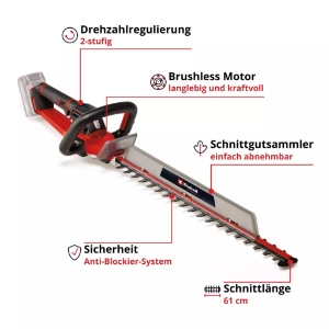Einhell GP-CH 18/61 Li BL-Solo PROFESSIONAL Akku-Heckenschere 